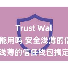 Trust Wallet国内能用吗 安全浅薄的信任钱包搞定相貌